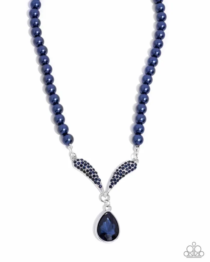 Paparazzi Jewelry Necklaces Paparazzi Necklace AvantGarde Adornment Blue Paparazzi Jewelry Necklaces Paparazzi Necklace AvantGarde Adornment Blue
