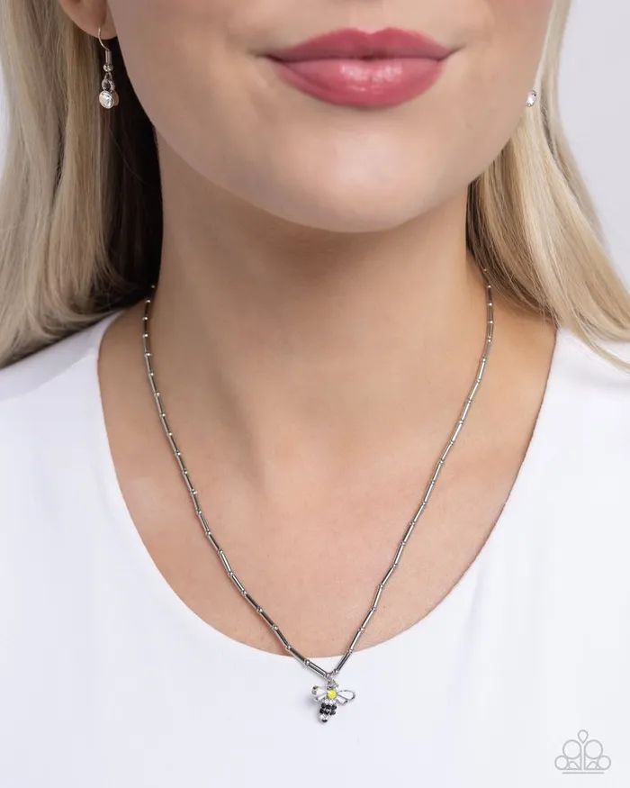 Paparazzi Jewelry Necklaces Paparazzi Necklace Bees Knees Yellow
