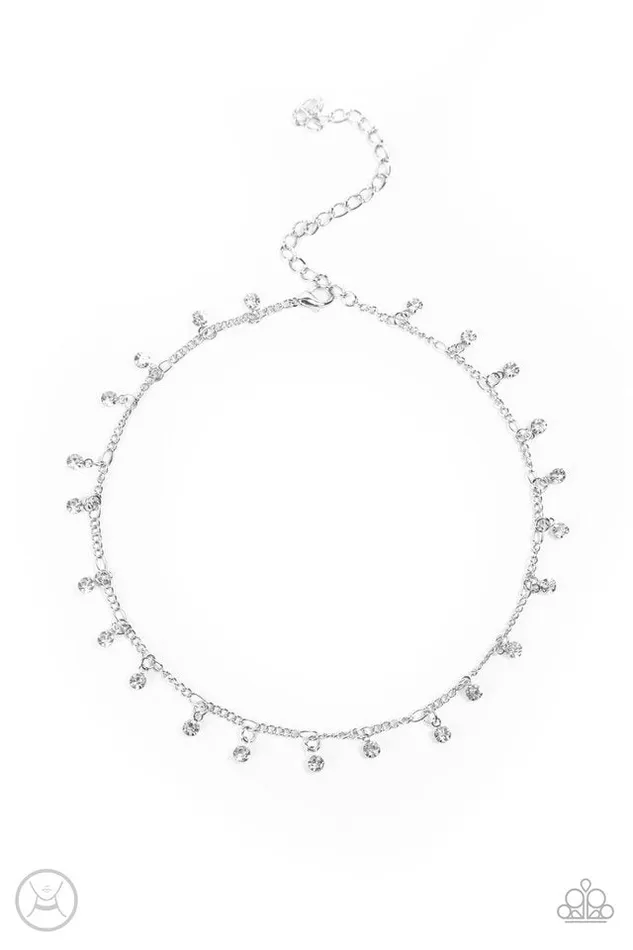 Paparazzi Jewelry Necklaces Paparazzi Necklace Bringing SPARKLE Back White Paparazzi Jewelry Necklaces Paparazzi Necklace Bringing SPARKLE Back White