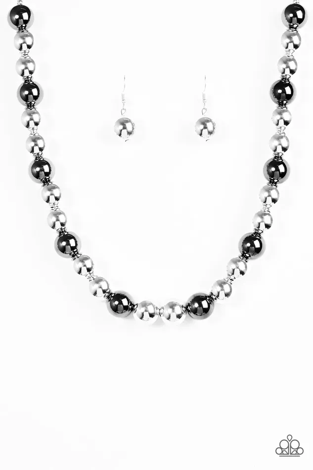 Paparazzi Jewelry Necklaces Paparazzi Necklace Downtown Drama Silver