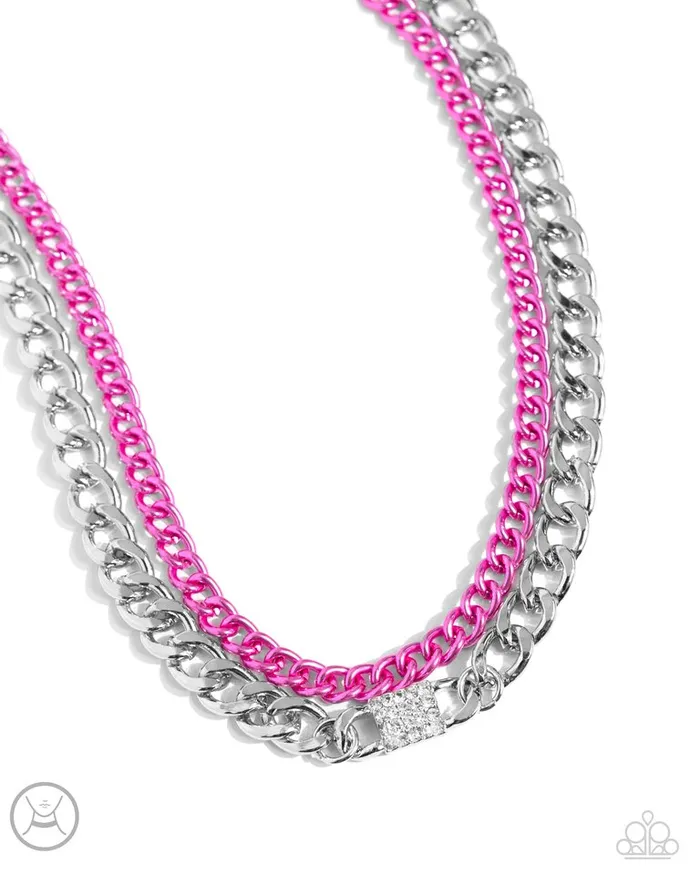 Paparazzi Jewelry Necklaces Paparazzi Necklace Exaggerated Effort Pink Paparazzi Jewelry Necklaces Paparazzi Necklace Exaggerated Effort Pink