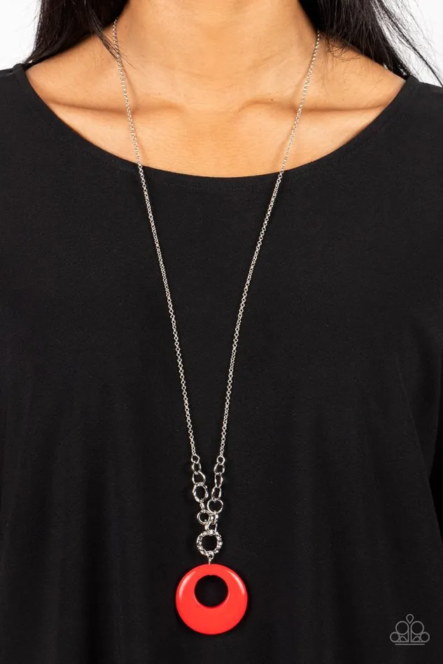Paparazzi Jewelry Necklaces Paparazzi Necklace Hidden Dune Red