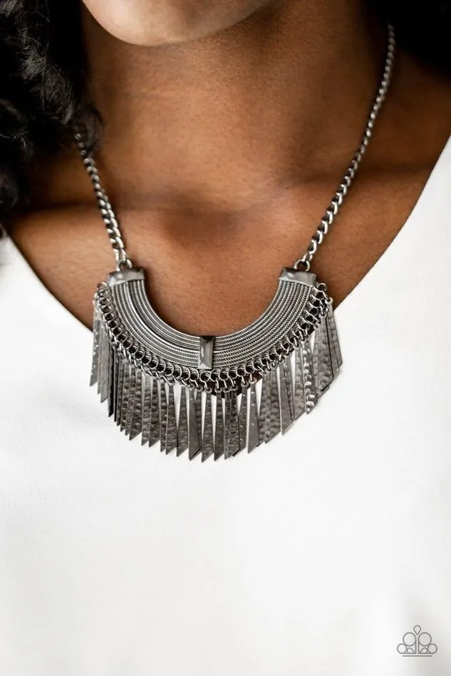 Paparazzi Jewelry Necklaces Paparazzi Necklace Impressively Incan Black