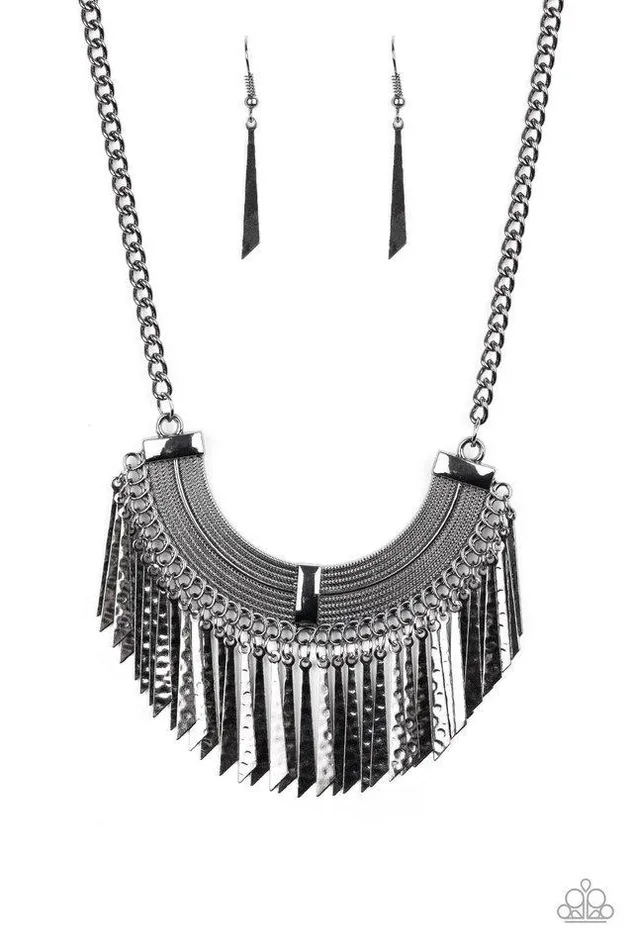 Paparazzi Jewelry Necklaces Paparazzi Necklace Impressively Incan Black Paparazzi Jewelry Necklaces Paparazzi Necklace Impressively Incan Black