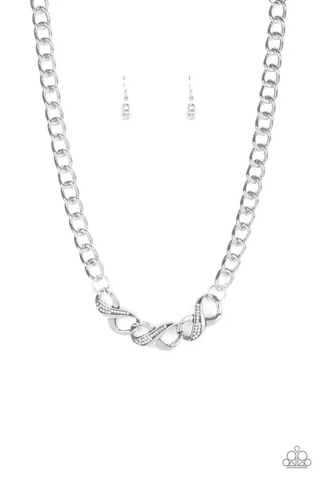 Paparazzi Jewelry Necklaces Paparazzi Necklace Infinite Impact White