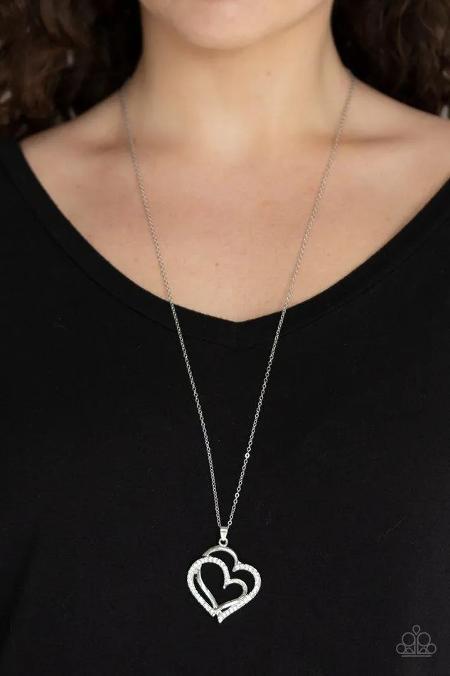 Paparazzi Jewelry Necklaces Paparazzi Necklace Lighthearted Luster White