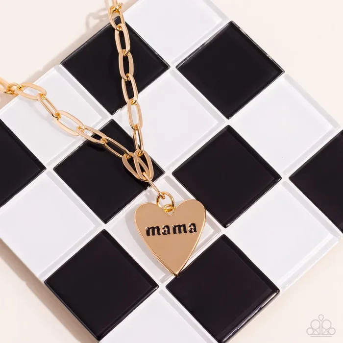 Paparazzi Jewelry Necklaces Paparazzi Necklace Mama Cant Buy You Love Gold