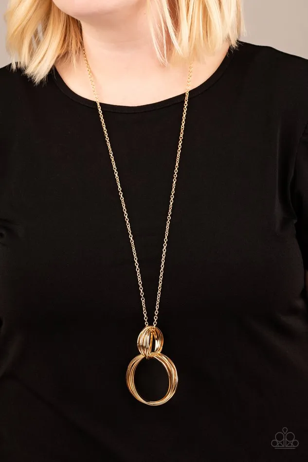 Paparazzi Jewelry Necklaces Paparazzi Necklace My Ears Are Ringing Gold