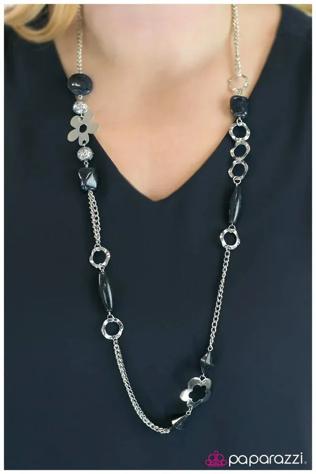 Paparazzi Jewelry Necklaces Paparazzi Necklace Ode To Joy Blue