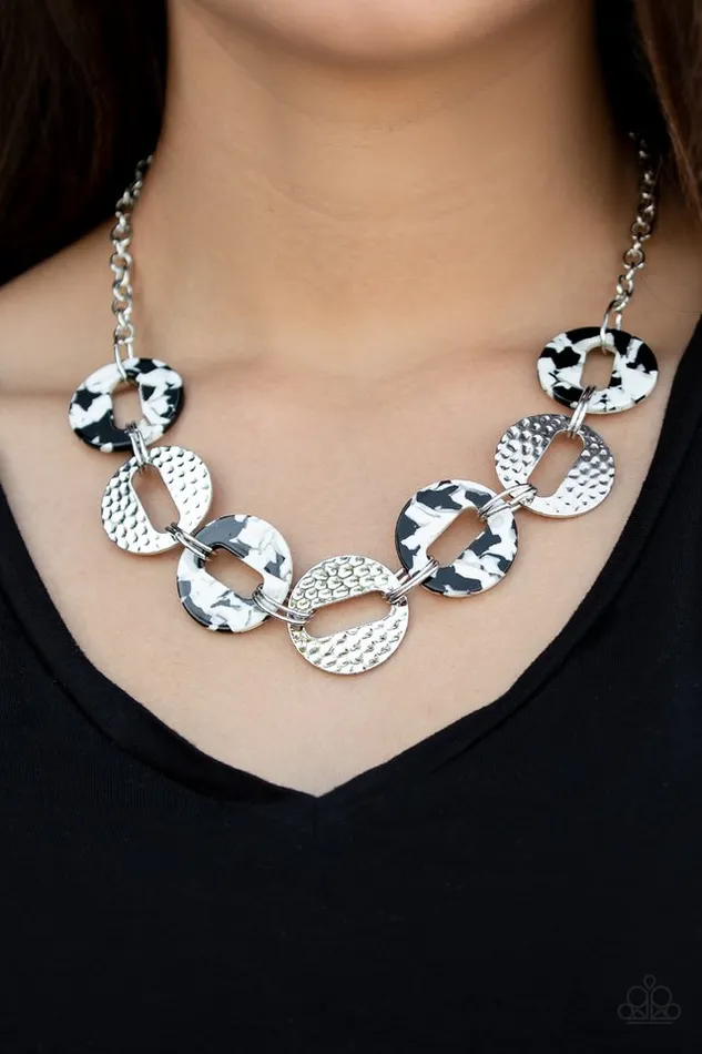 Paparazzi Jewelry Necklaces Paparazzi Necklace Retro Retrograde White