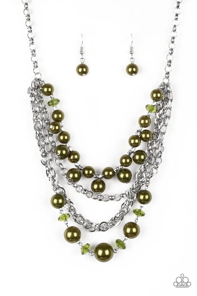 Paparazzi Jewelry Necklaces Paparazzi Necklace Rockin Rockette Green Paparazzi Jewelry Necklaces Paparazzi Necklace Rockin Rockette Green