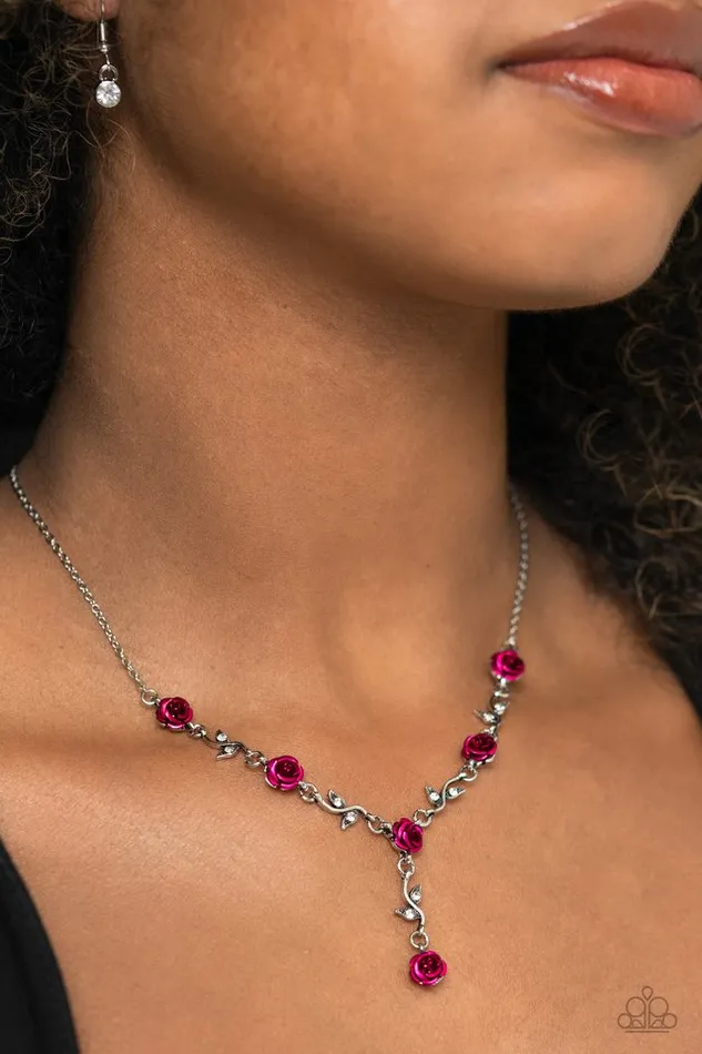 Paparazzi Jewelry Necklaces Paparazzi Necklace ROSE Without Saying Pink