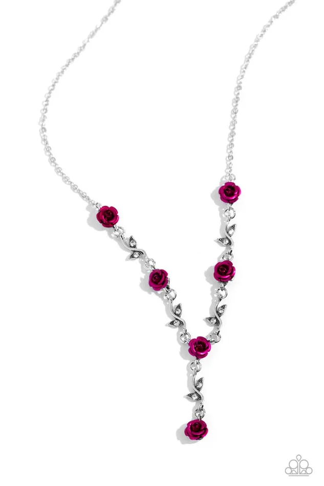 Paparazzi Jewelry Necklaces Paparazzi Necklace ROSE Without Saying Pink Paparazzi Jewelry Necklaces Paparazzi Necklace ROSE Without Saying Pink