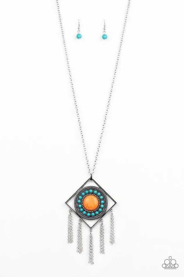 Paparazzi Jewelry Necklaces Paparazzi Necklace Sandstone Solstice Multi