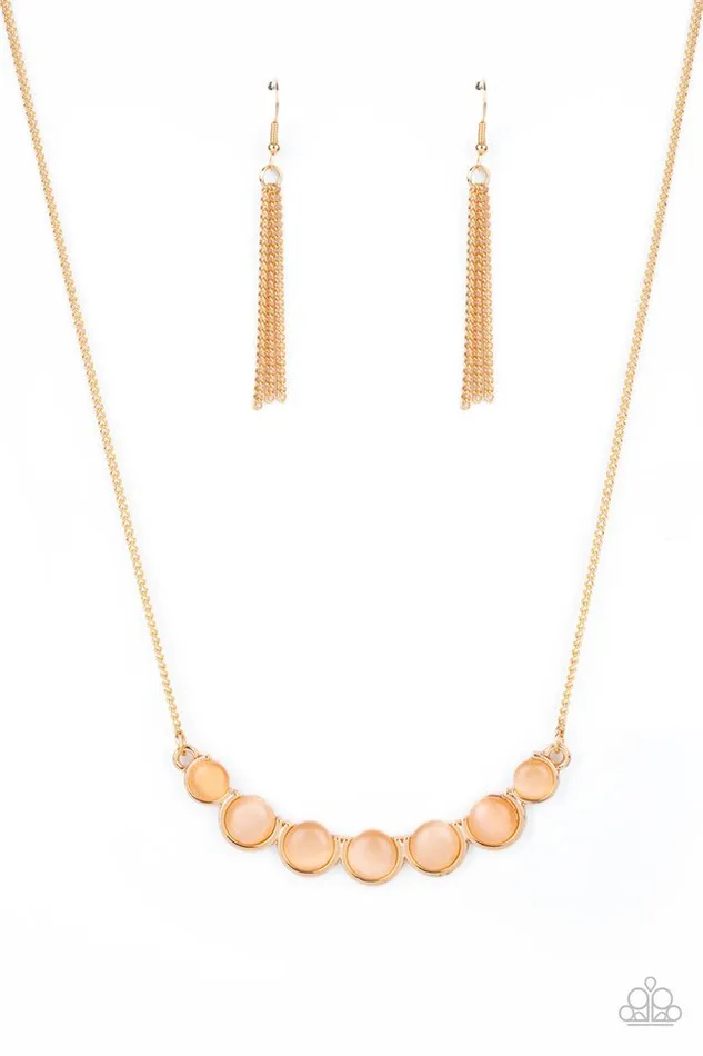 Paparazzi Jewelry Necklaces Paparazzi Necklace Serenely Scalloped Gold Paparazzi Jewelry Necklaces Paparazzi Necklace Serenely Scalloped Gold