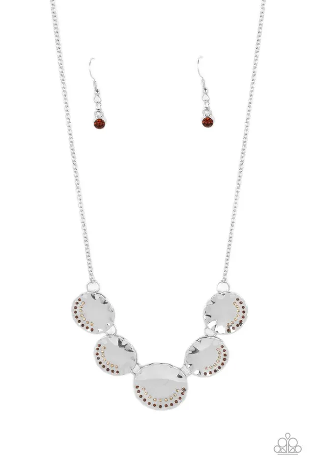 Paparazzi Jewelry Necklaces Paparazzi Necklace Swanky Shimmer Brown Paparazzi Jewelry Necklaces Paparazzi Necklace Swanky Shimmer Brown