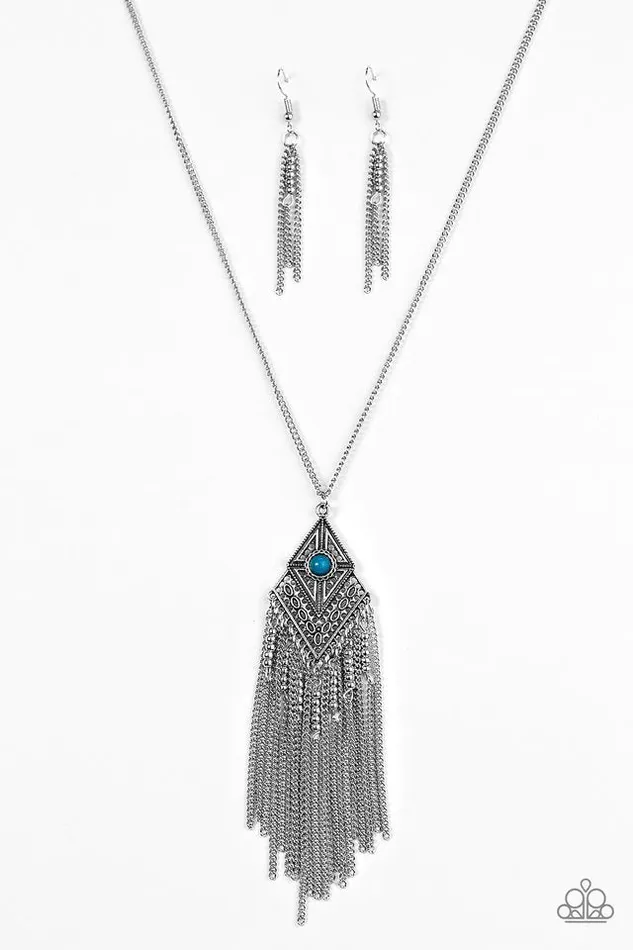 Paparazzi Jewelry Necklaces Paparazzi Necklace The Adventure Begins Blue