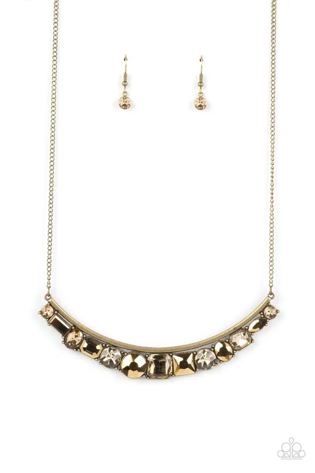 Paparazzi Jewelry Necklaces Paparazzi Necklace The Only SMOKESHOW in Town Brass Paparazzi Jewelry Necklaces Paparazzi Necklace The Only SMOKESHOW in Town Brass