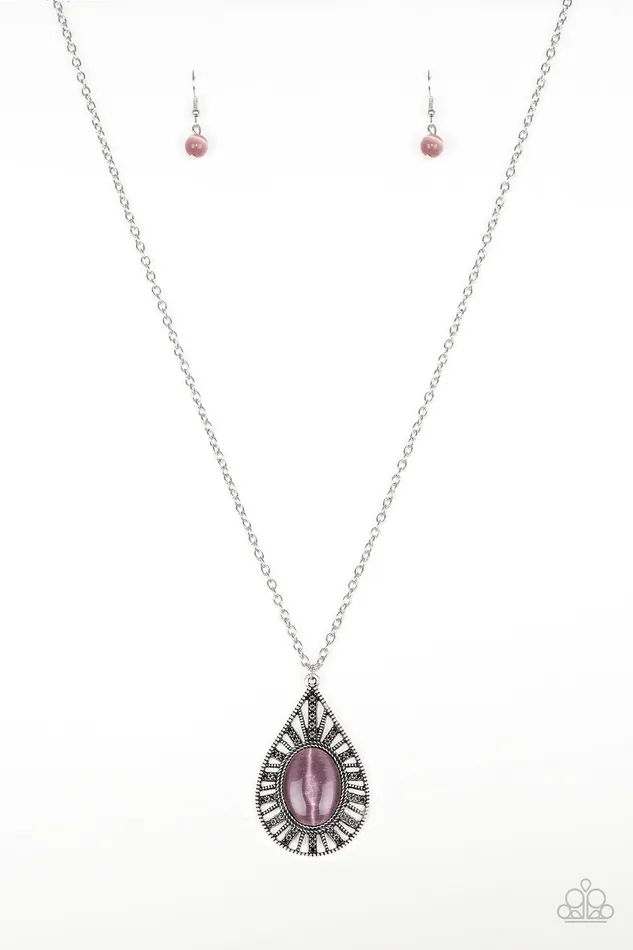 Paparazzi Jewelry Necklaces Paparazzi Necklace Total Tranquility Purple