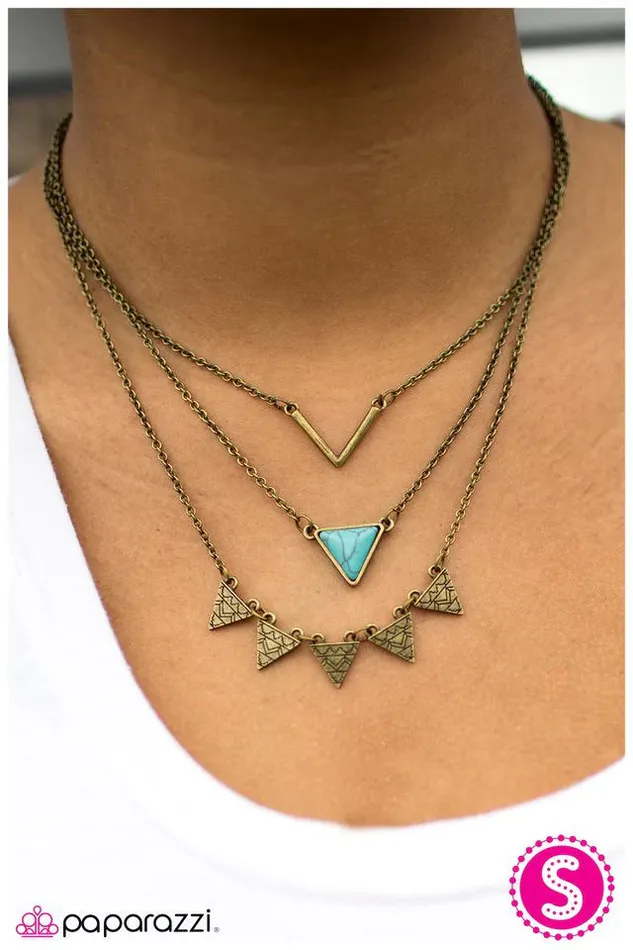 Paparazzi Jewelry Necklaces Paparazzi Necklace TRIbal Style Blue