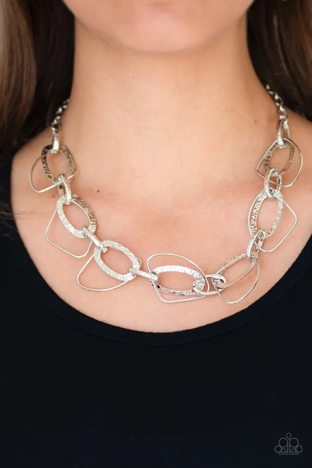Paparazzi Jewelry Necklaces Paparazzi Necklace Very AvantGarde Silver