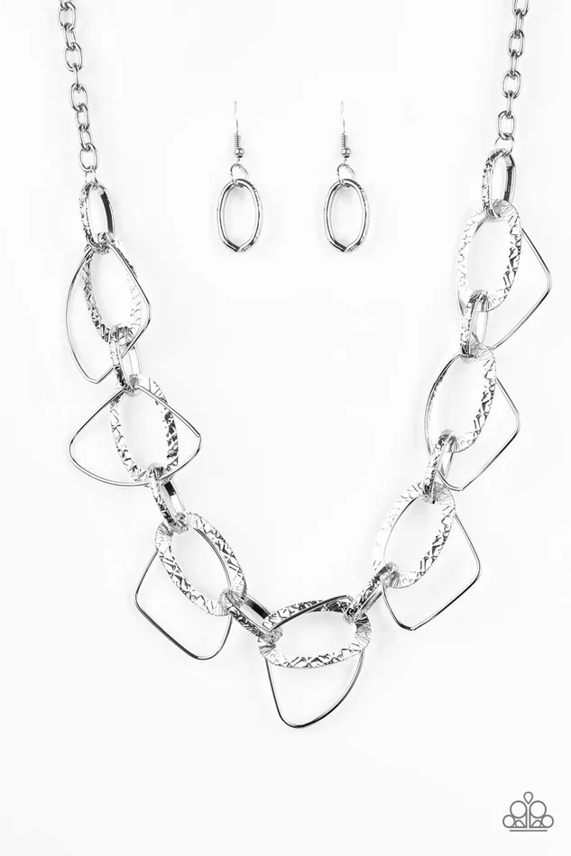 Paparazzi Jewelry Necklaces Paparazzi Necklace Very AvantGarde Silver Paparazzi Jewelry Necklaces Paparazzi Necklace Very AvantGarde Silver