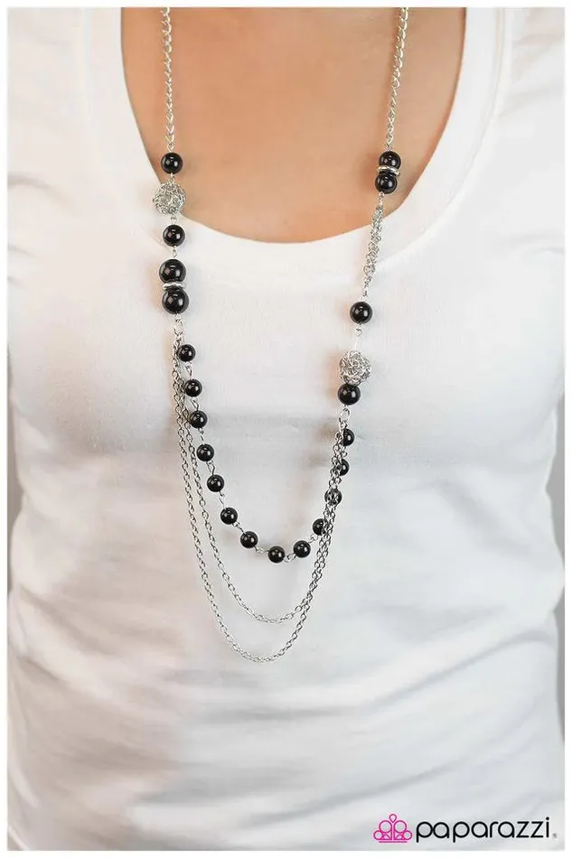Paparazzi Jewelry Necklaces Paparazzi Necklace Well Spent Black