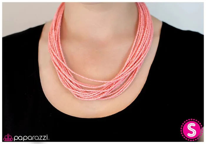 Paparazzi Jewelry Necklaces Paparazzi Necklace Wide Open Spaces Pink