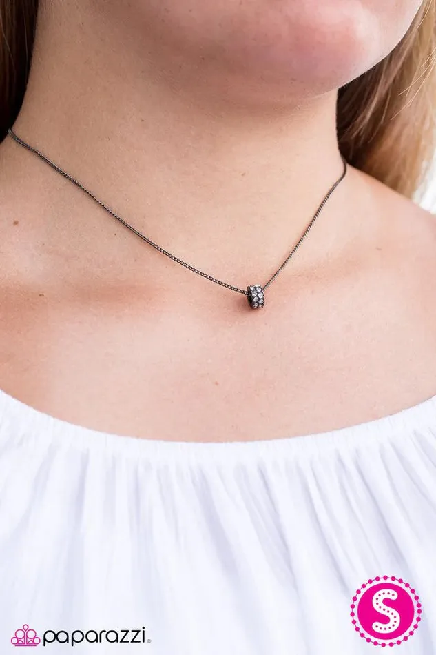 Paparazzi Jewelry Necklaces Paparazzi Necklace Work Hard SLAY Hard Black
