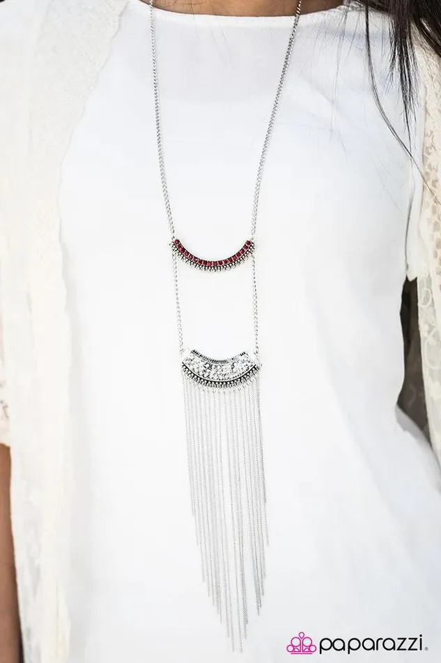 Paparazzi Jewelry Necklaces Paparazzi Necklace World Class Wonder Red