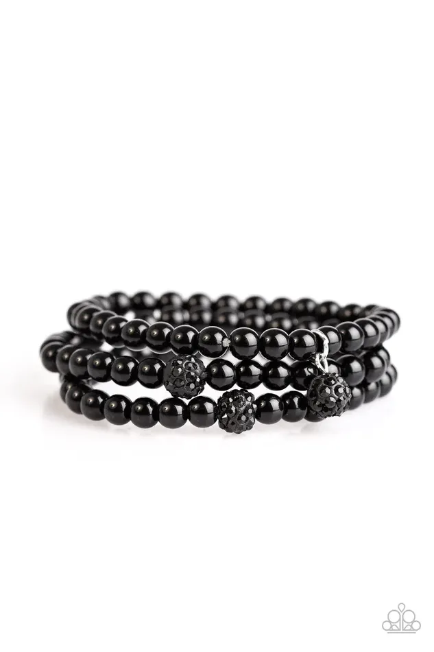 Paparazzi Jewelry Paparazzi Bracelet Certainly Cinderella Black Bracelets