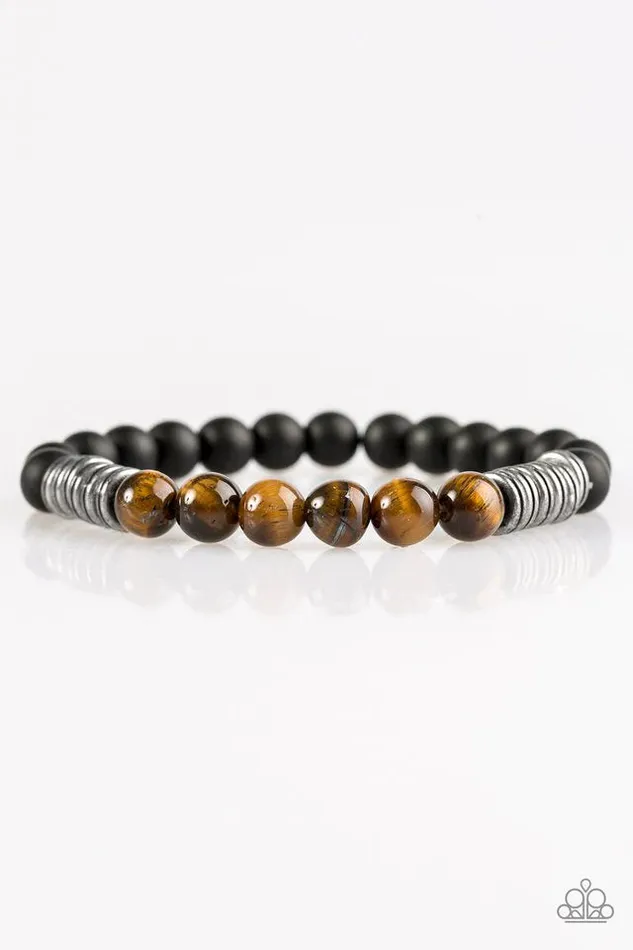 Paparazzi Jewelry Paparazzi Bracelet Energetic Brown Bracelets