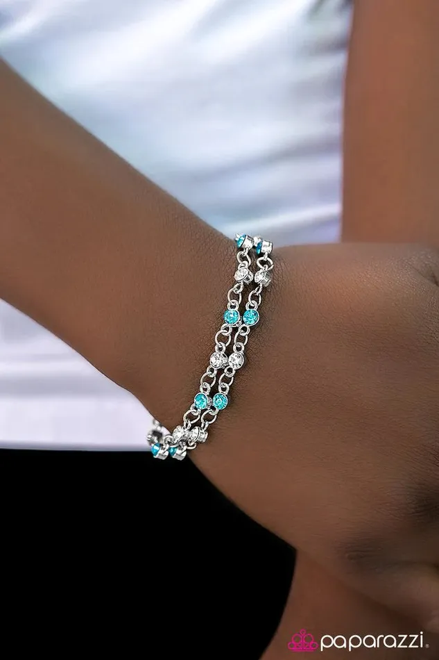 Paparazzi Jewelry Paparazzi Bracelet FIERCE and Foremost Blue Bracelets