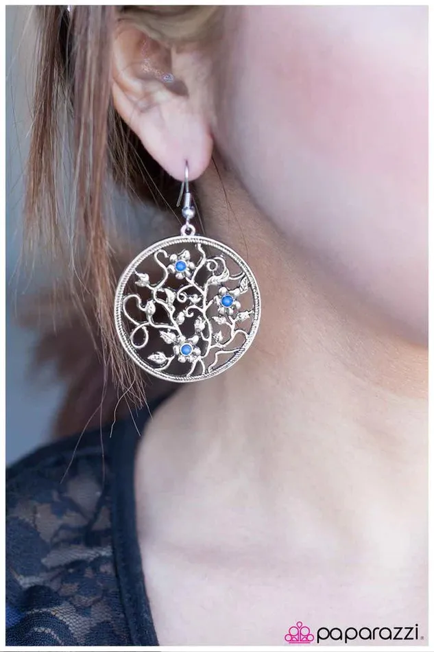 Paparazzi Jewelry Paparazzi Earring An Enchanted Forest Blue Earrings