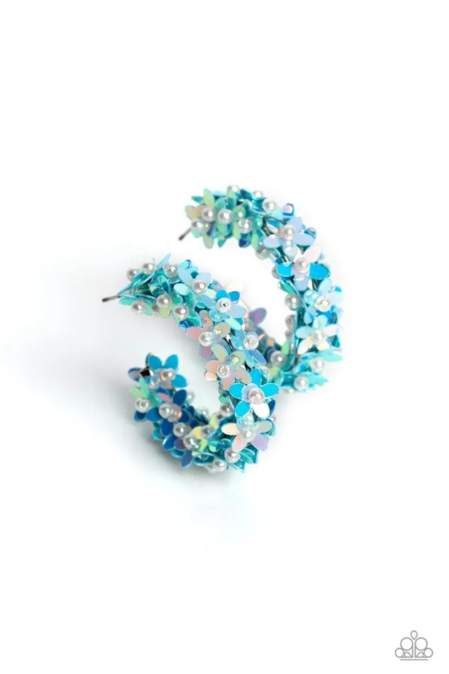Paparazzi Jewelry Paparazzi Earring Fairy Fantasia Blue Earrings