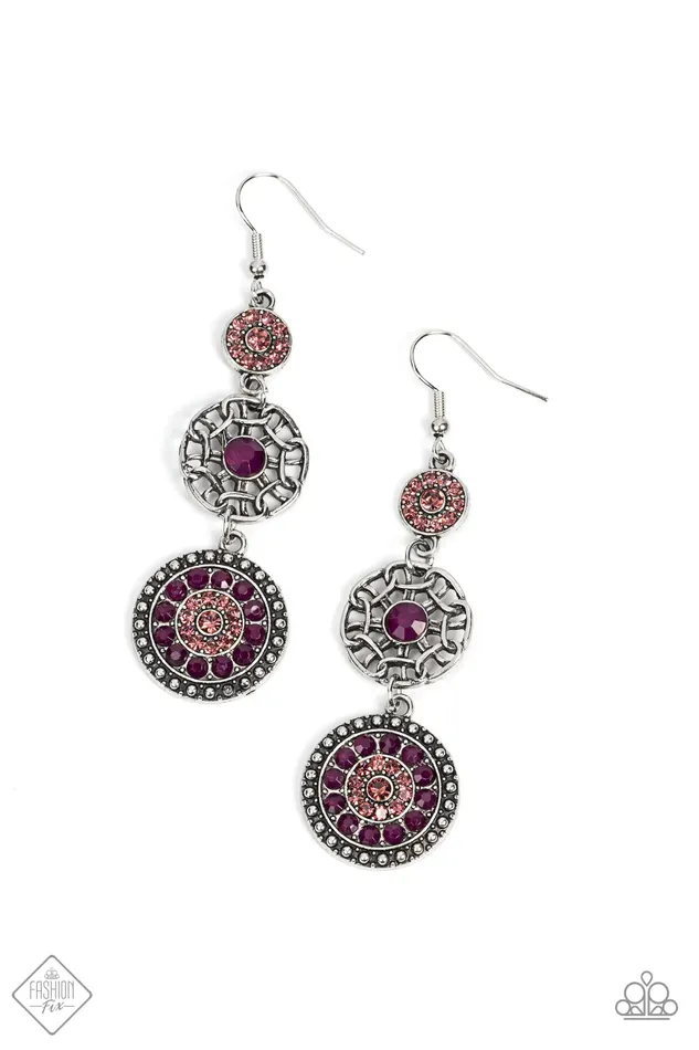 Paparazzi Jewelry Paparazzi Earring Farmhouse Hustle Purple Earrings