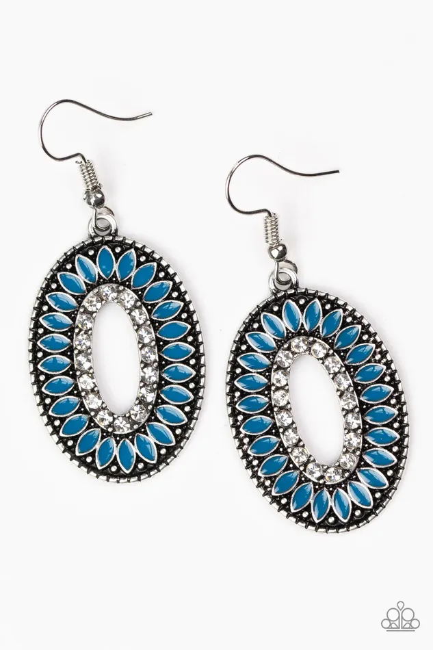 Paparazzi Jewelry Paparazzi Earring Fishing For Fabulous Blue Earrings