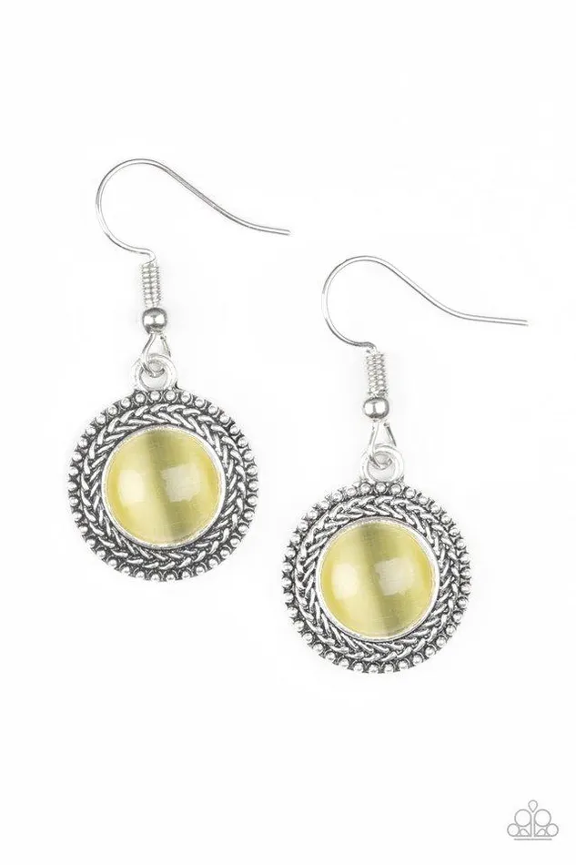 Paparazzi Jewelry Paparazzi Earring Time To GLOW Up Yellow Earrings