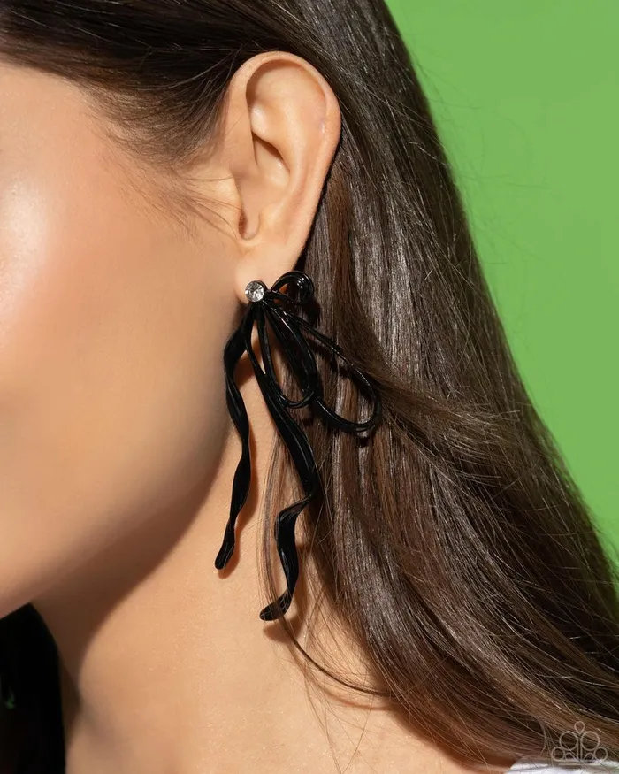 Paparazzi Jewelry Paparazzi Earring Trendy Tapestry Black Earrings Paparazzi Jewelry Paparazzi Earring Trendy Tapestry Black Earrings