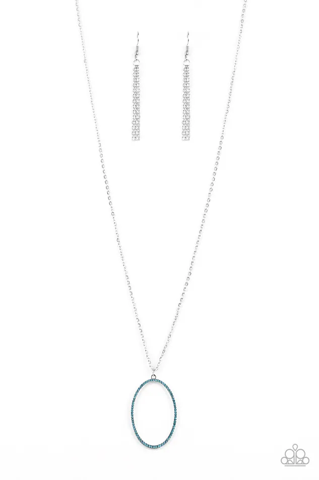Paparazzi Jewelry Paparazzi Necklace A Dazzling Distraction Blue Necklaces