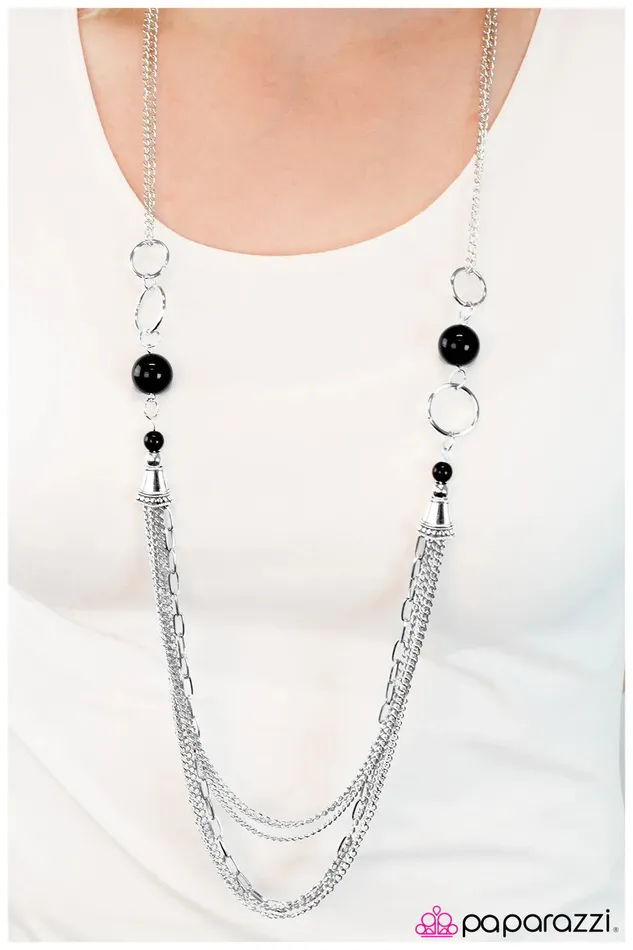 Paparazzi Jewelry Paparazzi Necklace Armageddon Black Necklaces