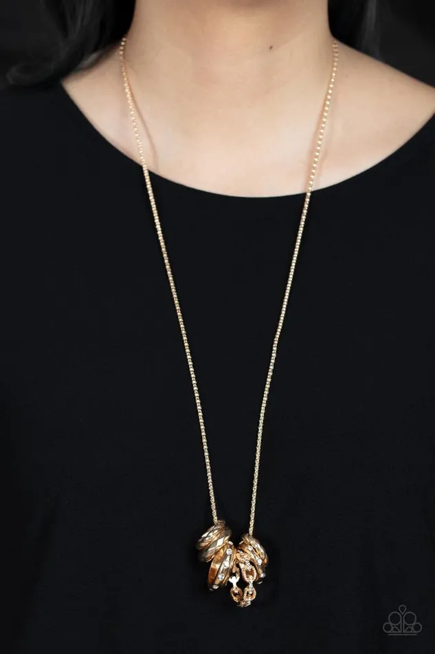 Paparazzi Jewelry Paparazzi Necklace Audacious Attitude Gold Necklaces