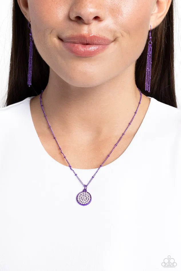 Paparazzi Jewelry Paparazzi Necklace Bejeweled Basic Purple Necklaces