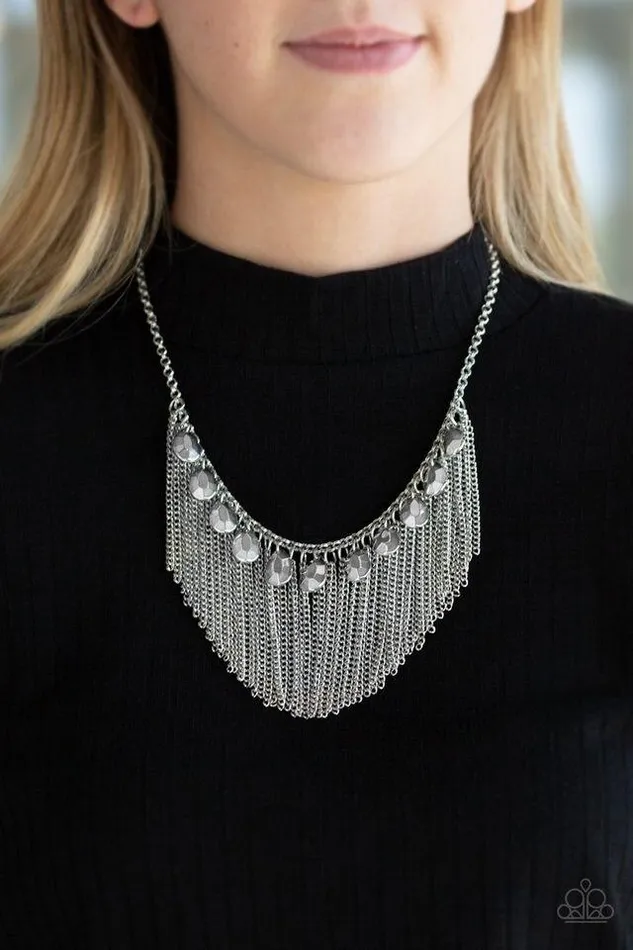 Paparazzi Jewelry Paparazzi Necklace Bragging Rights Silver Necklaces