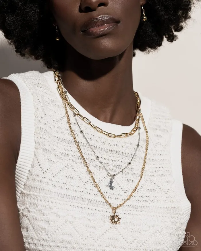 Paparazzi Jewelry Paparazzi Necklace Celestial Craze Multi Necklaces Paparazzi Jewelry Paparazzi Necklace Celestial Craze Multi Necklaces