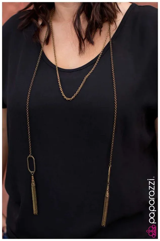 Paparazzi Jewelry Paparazzi Necklace Center Stage Brass Necklaces