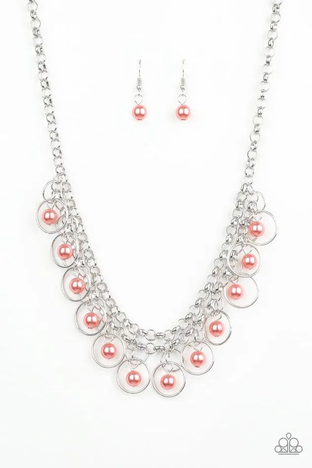 Paparazzi Jewelry Paparazzi Necklace Party Time Orange Necklaces