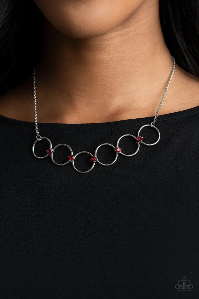 Paparazzi Jewelry Paparazzi Necklace Regal Society Red Necklaces