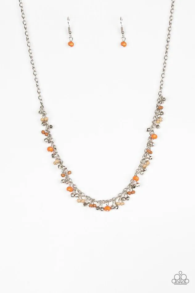 Paparazzi Jewelry Paparazzi Necklace Sailing The Seven Seas Orange Necklaces