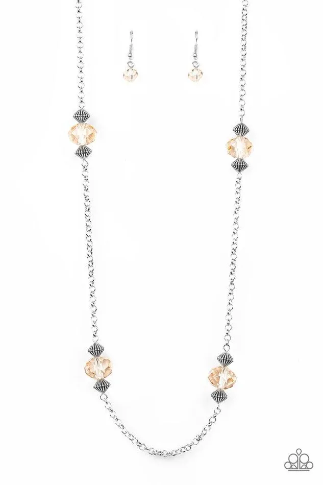 Paparazzi Jewelry Paparazzi Necklace Season of Sparkle Brown Necklaces